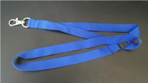 Plain Blue Lanyard