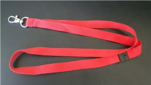 Plain Red Lanyard