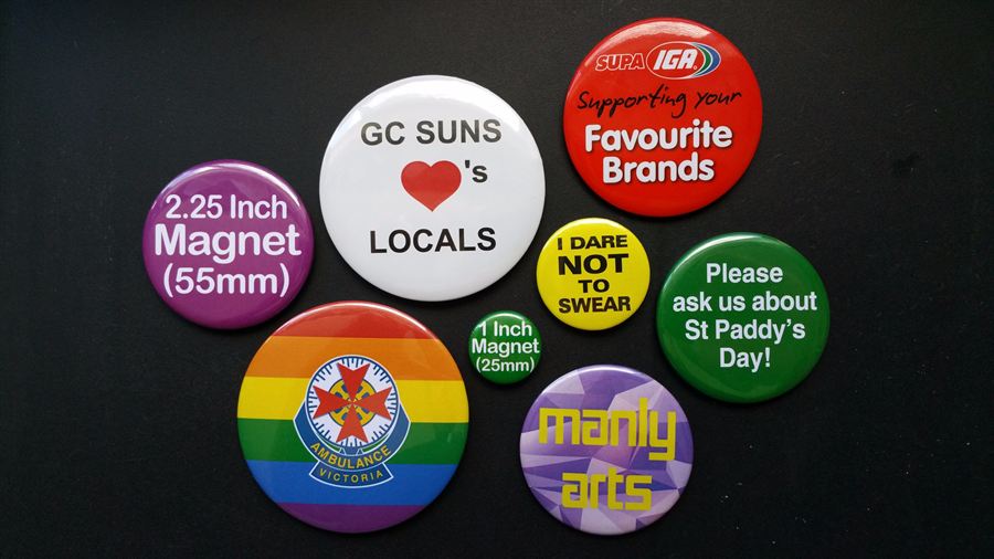 Assorted button badges