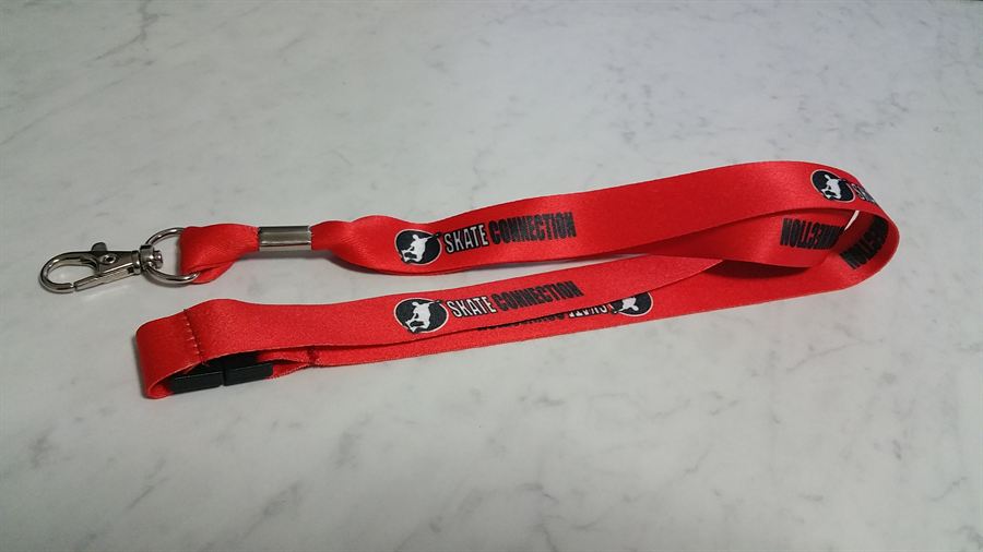 Lanyards printed with a logo